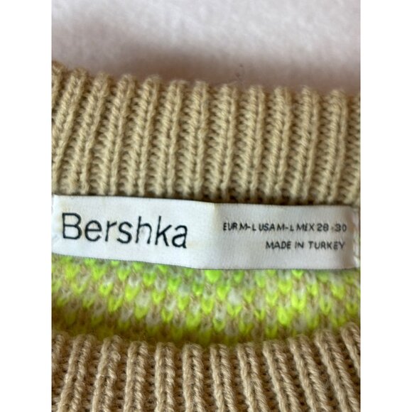 Bershka Neon Wave Pattern Sweater size M-L - Picture 9 of 13